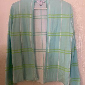 Belford Ocean Breeze Size XS sweater Brand New 19" armpit 23" length 100% cotton